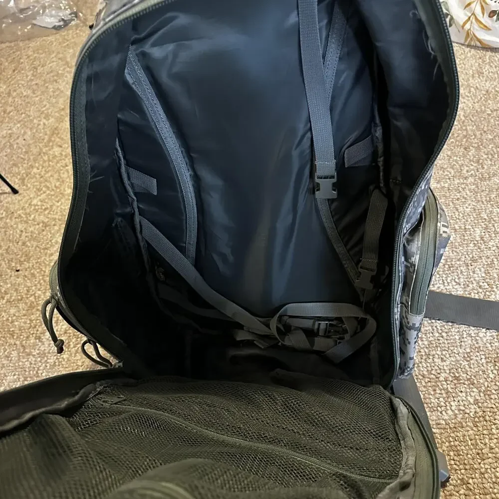 Voodoo Tactical Shoulder Bag Mens One Size Gray Camo MOLLE Hiking Pack Gear
